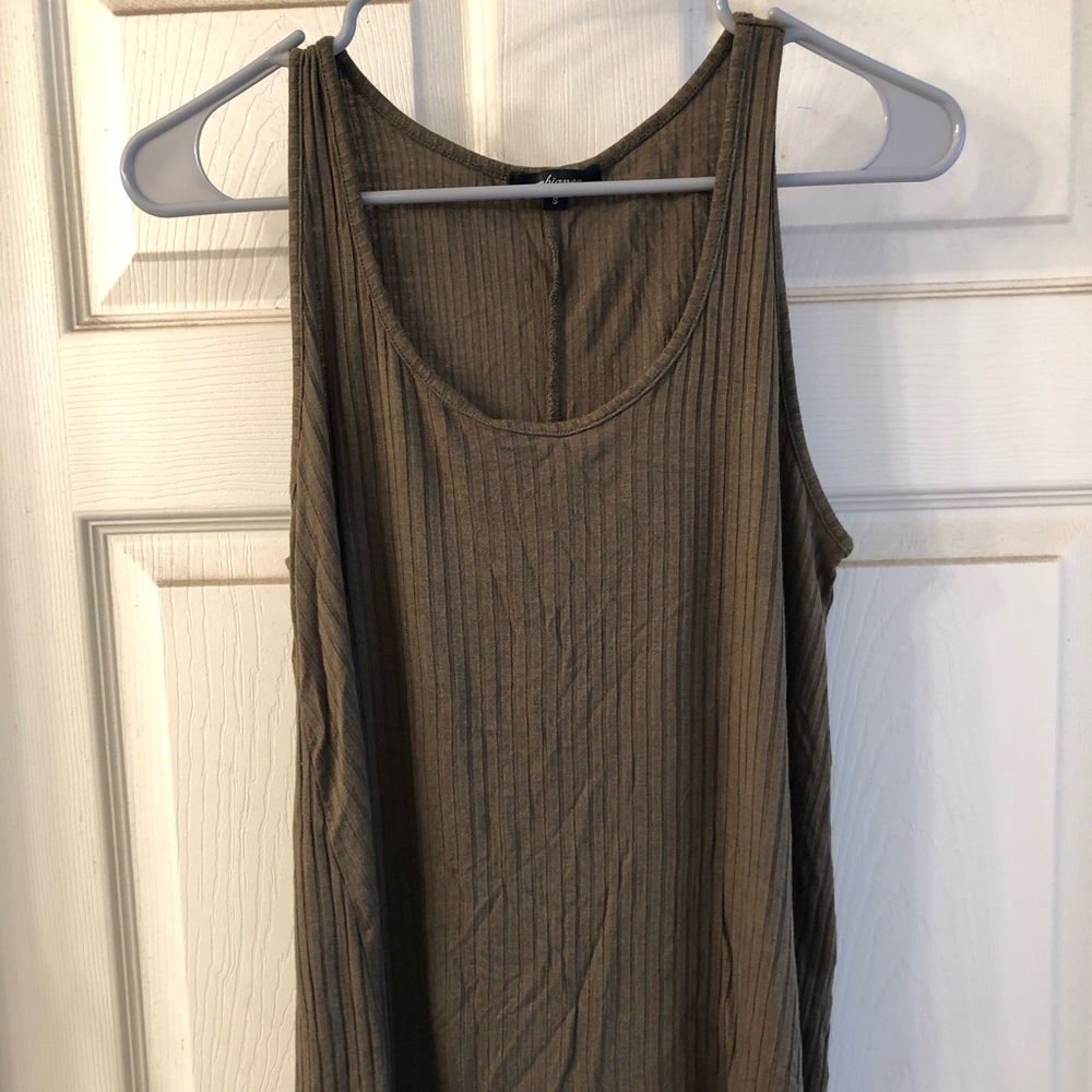 Olive Green Blouse Tank